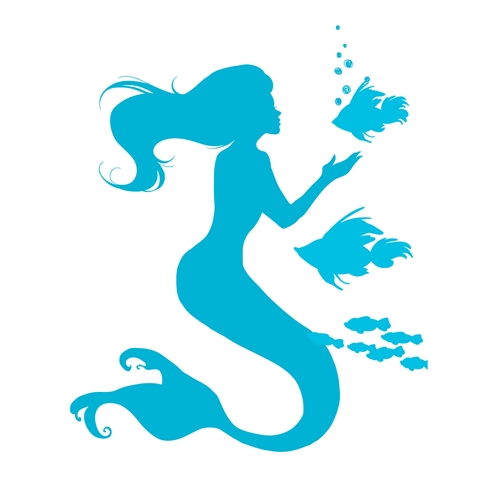 Mermaid Sticker Sticker | Swim Things