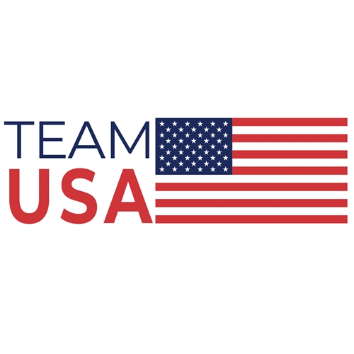 Team USA Flag Sticker | Swim Things